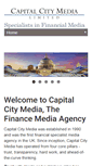 Mobile Screenshot of capitalcitymedia.co.uk