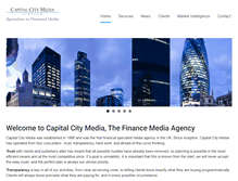 Tablet Screenshot of capitalcitymedia.co.uk